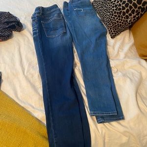Two American eagle jeans
